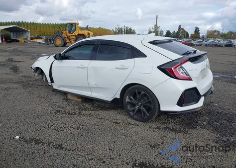 2018 Honda Civic Sport from USA, damaged, VIN SHHFK7H43JU402858